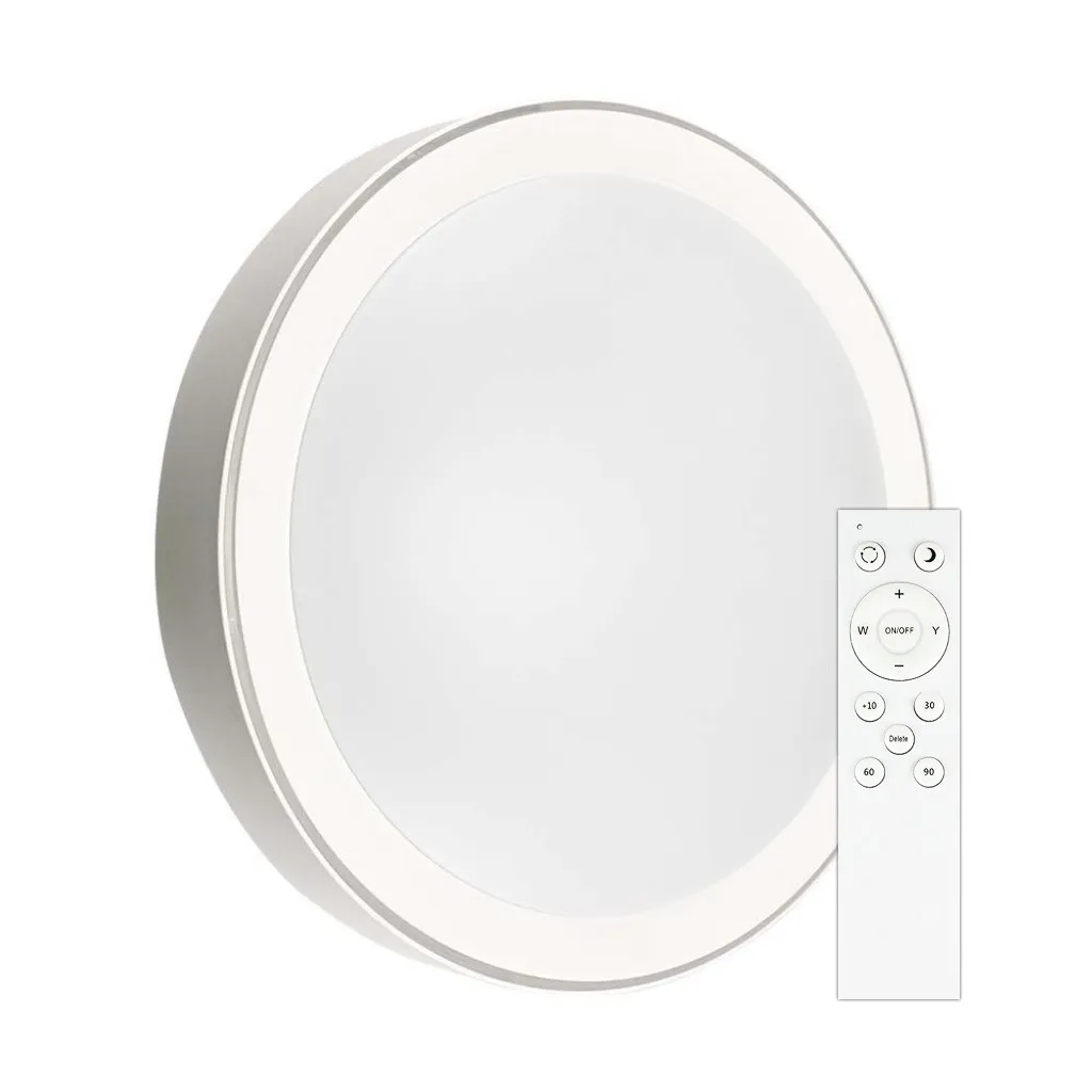 V-TAC Plafoniera LED Rotonda 60W con Telecomando Cambia Colore 3 in 1 d: 500mm h: 80mm Dimmerabile - immagine 1