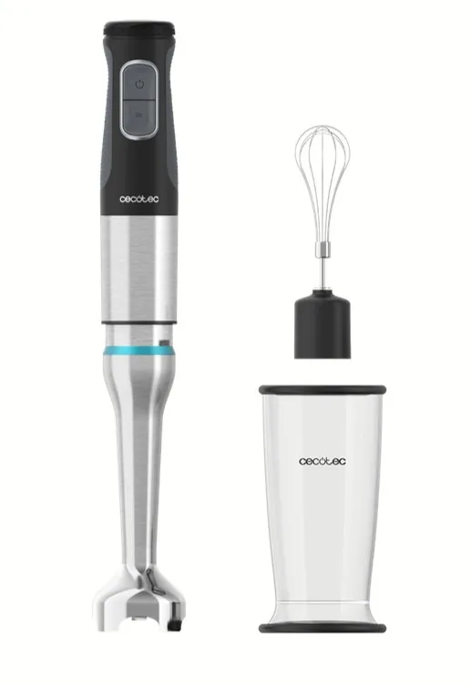 Cecotec 03972 frullatore Frullatore ad immersione 1500 W Nero Acciaio inox - immagine 1
