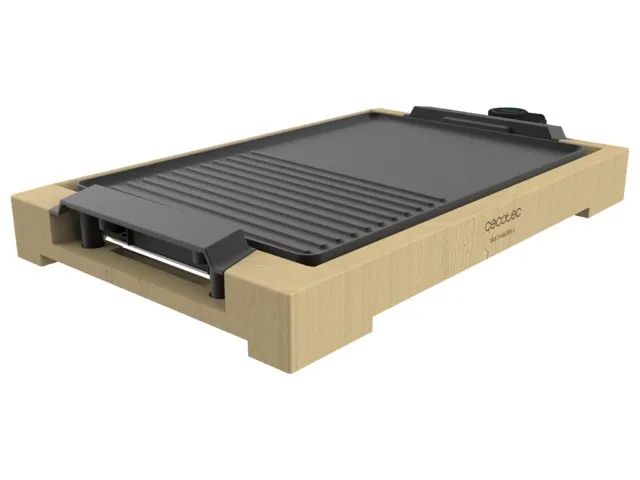 Cecotec Tasty&Grill 2000 griglia per raclette 2000 W Bamboo Nero - immagine 1