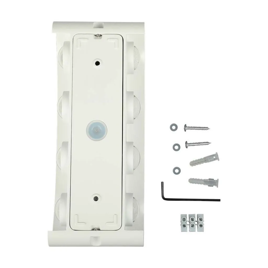 V-TAC Applique LED da Muro 7W Doppio Fascio Luminoso Corpo Sabbia Bianco 3000K IP65 - immagine 1