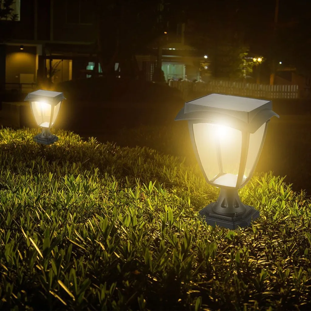 V-TAC PRO Lampada LED Solare Samsung da Terra Colore Nero Opaco 3000K+6000K IP65 - immagine 1