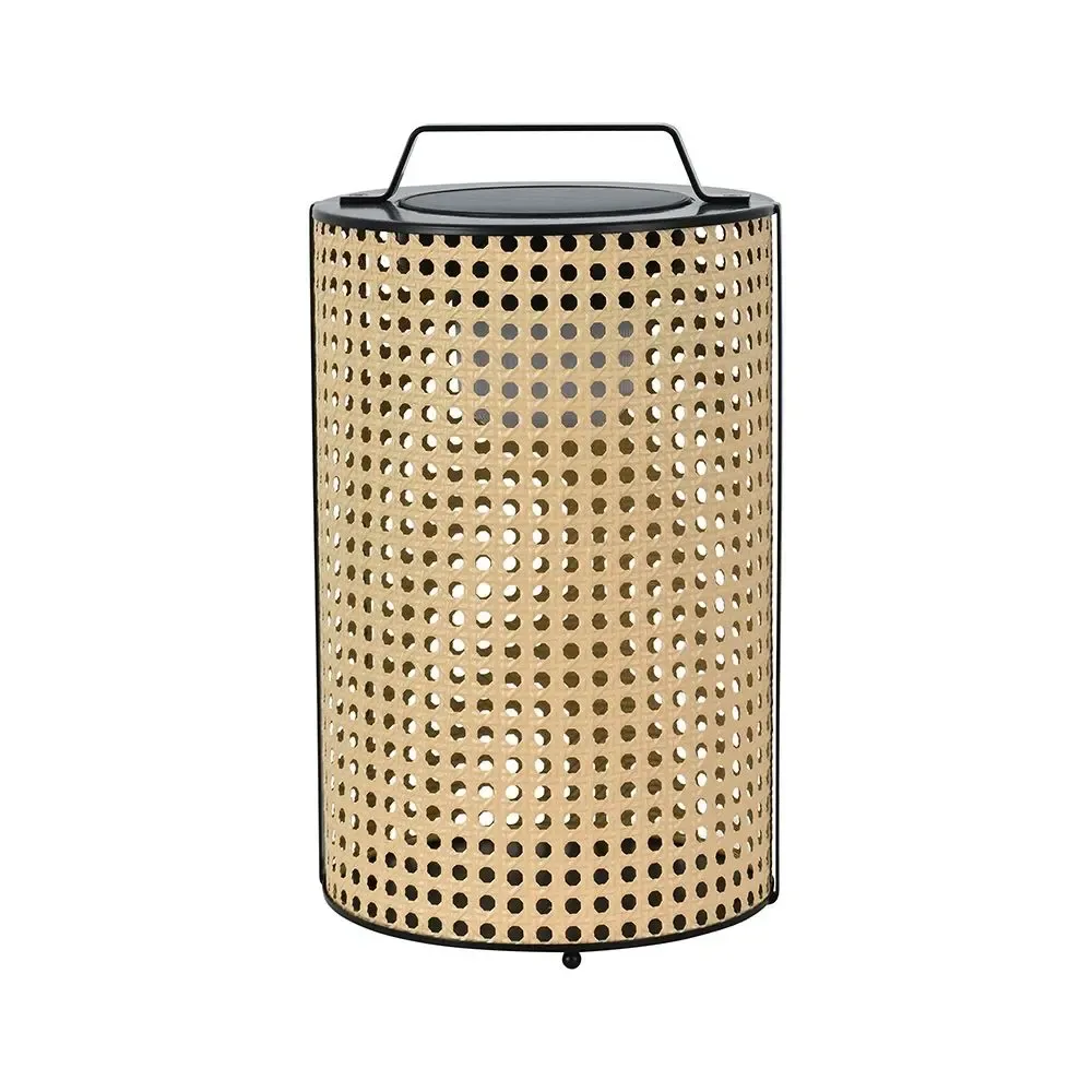 V-TAC Lampada LED Solare da Giardino Dimmerabile Finitura Legno d:120mm 2800K IP65 - immagine 1
