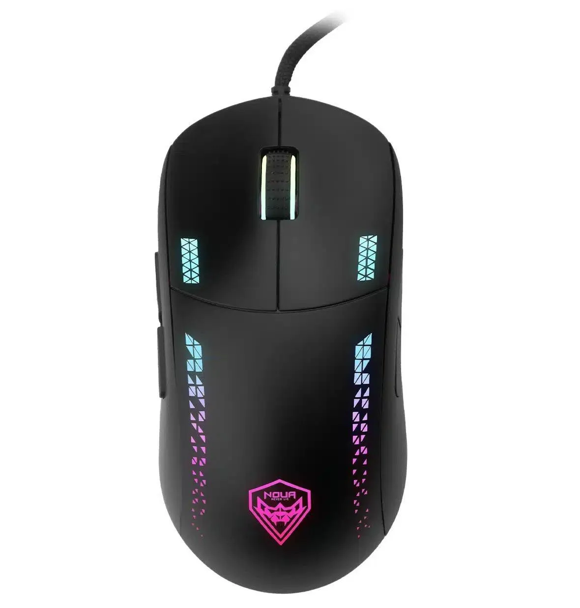 Mouse Usb Gaming Loop Black 9 Tasti 16000Dpi Rgb Pixart 3335 Pr - immagine 1