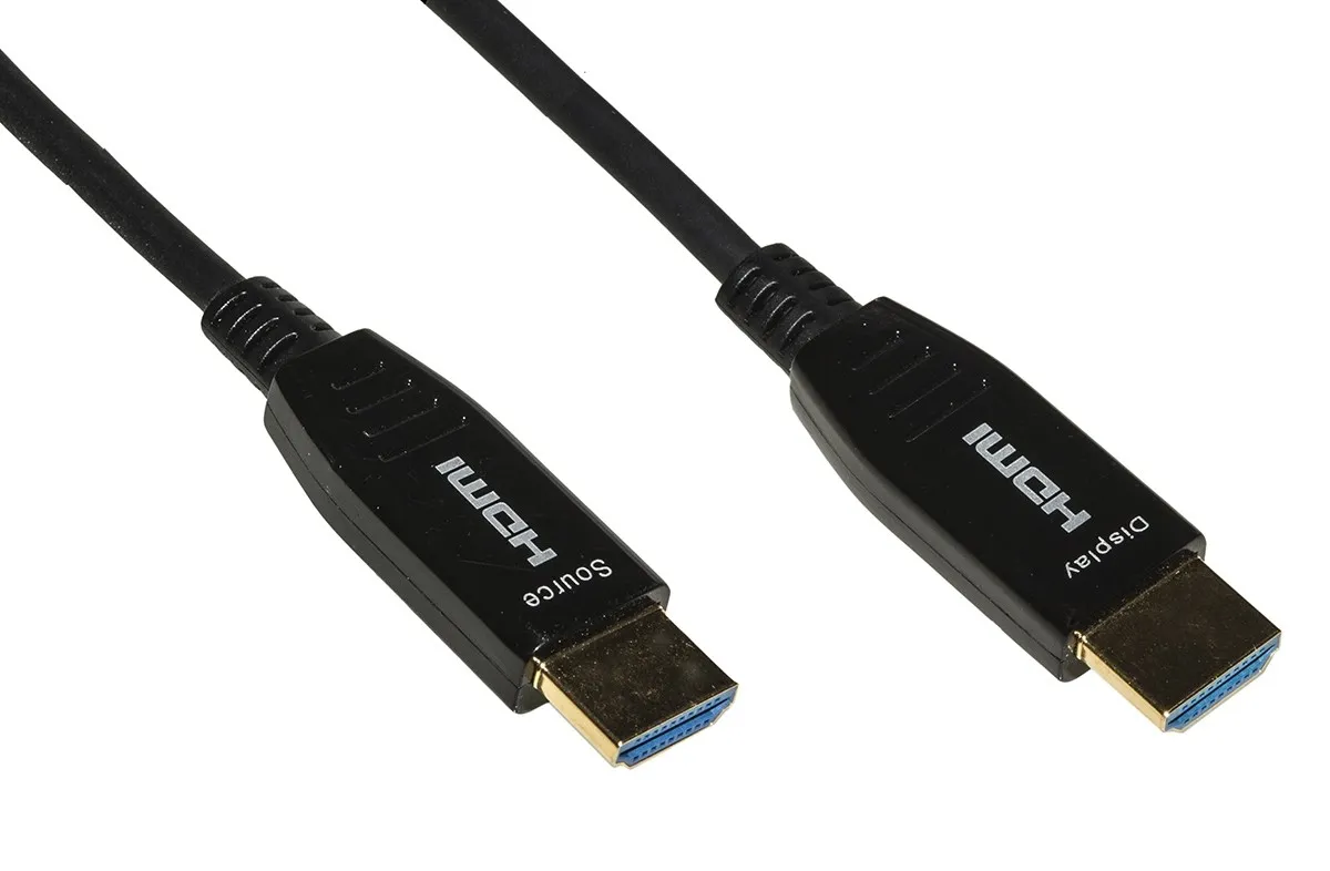Cavo Fibra Ottica Aoc Hdmi 2.0 Hdcp Arc Edid 4K@60Hz@4:4:4 Ibrido Mt 10 - immagine 1