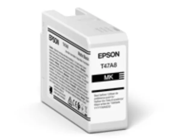 ORIGINALE Epson Cartuccia d'inchiostro Nero (opaco) C13T47A80N T47A8 50ml - immagine 1
