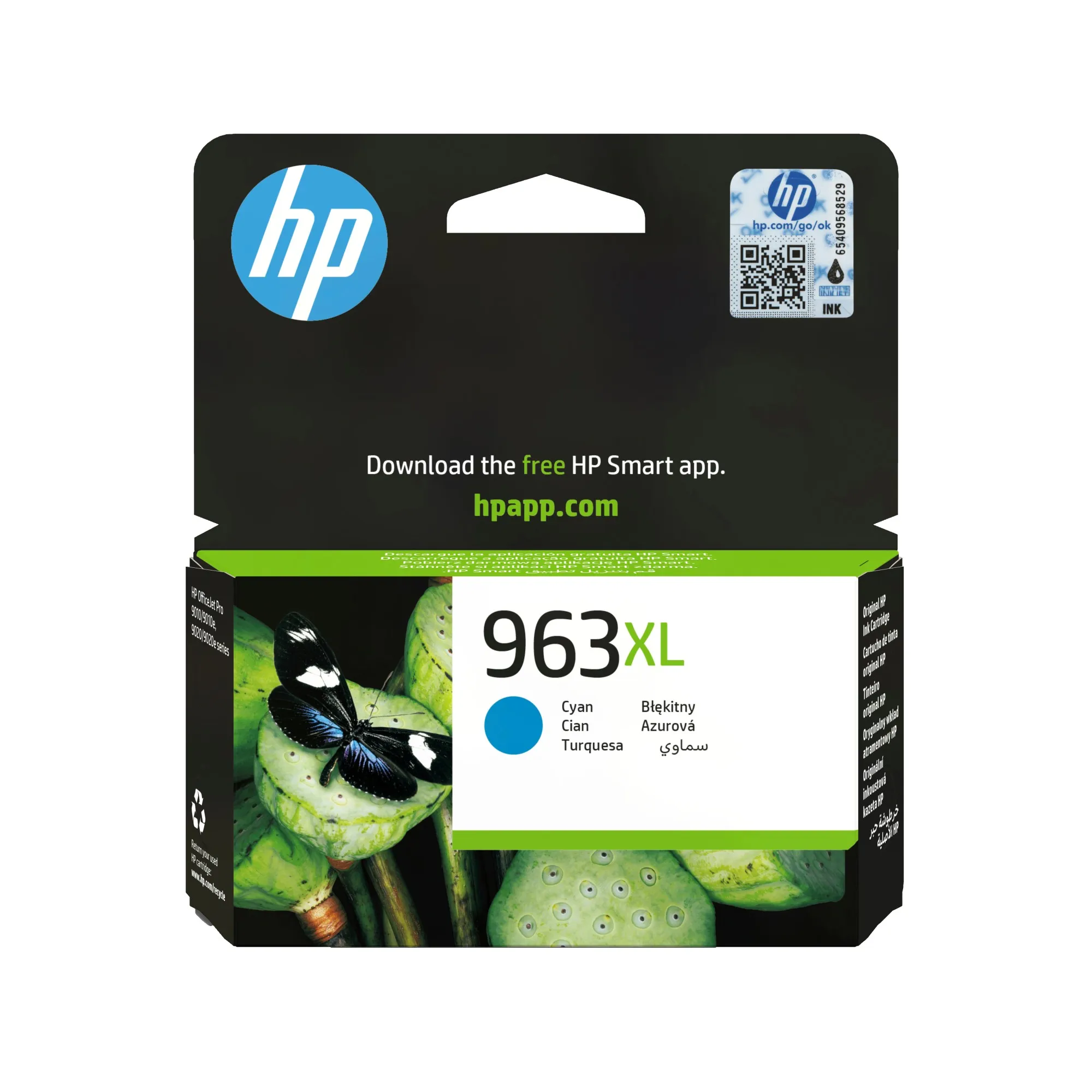HP Cartuccia di inchiostro ciano originale 963XL ad alta capacità - immagine 1
