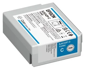 ORIGINALE Epson Cartuccia d'inchiostro ciano C13T52M240 SJIC42P-C 50ml - immagine 1