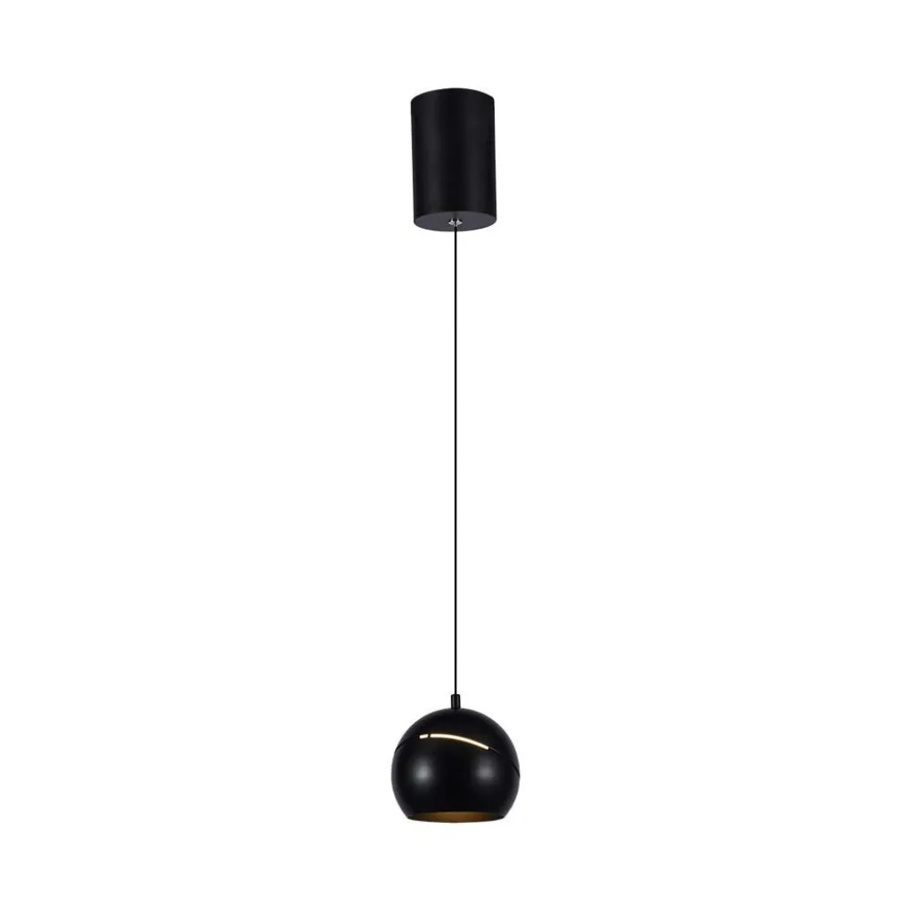 V-TAC Lampadario LED a Sospensione 8.5W a Forma di Campana Colore Nero d: 18cm 3000K - immagine 1
