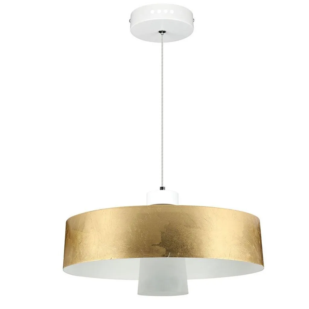 V-TAC Lampadario LED a Scodella in Metallo 7W Colore Oro 3000K - immagine 1