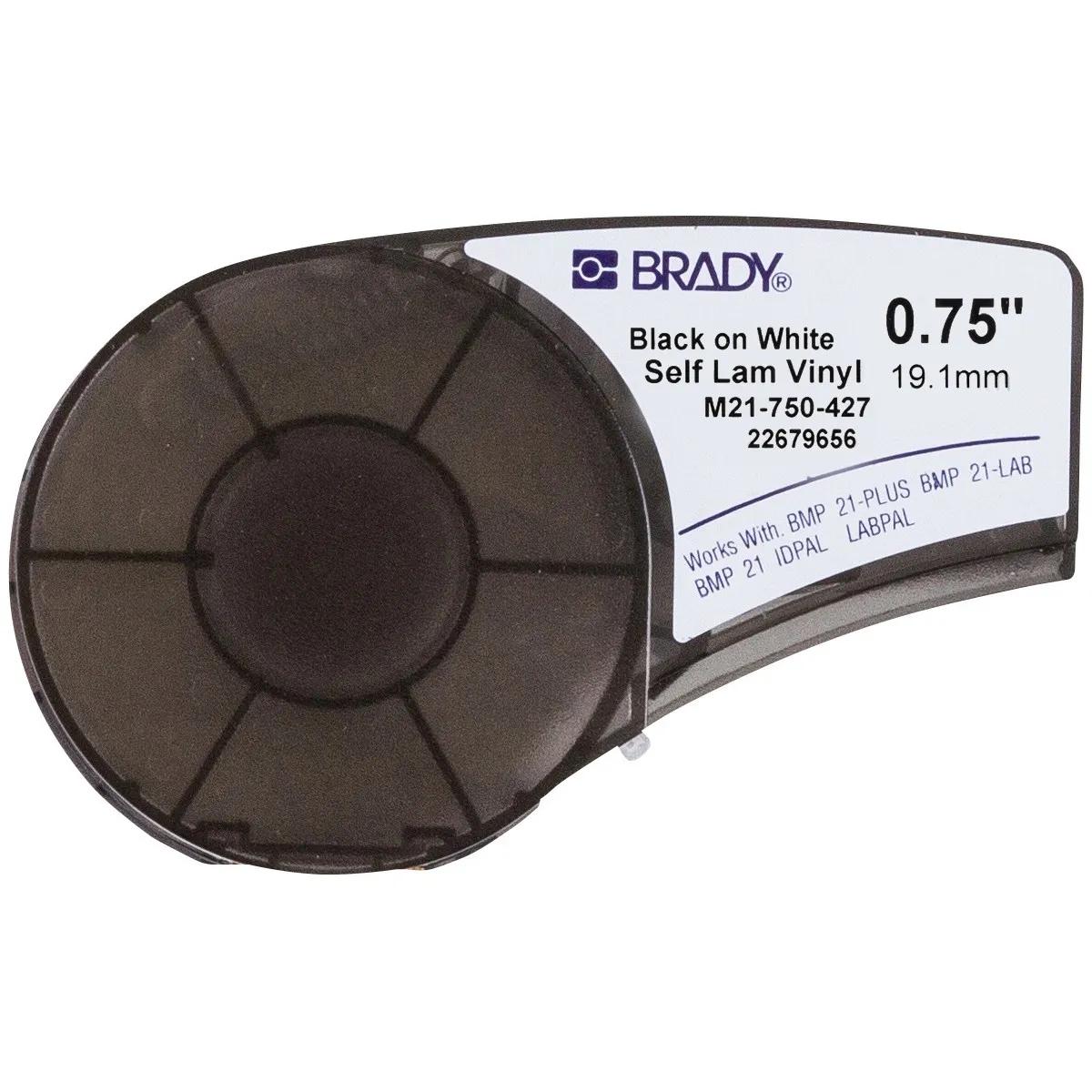 Brady M21-750-427 etichetta per stampante Translucent Bianco Etichetta per stampante autoadesiva - immagine 1