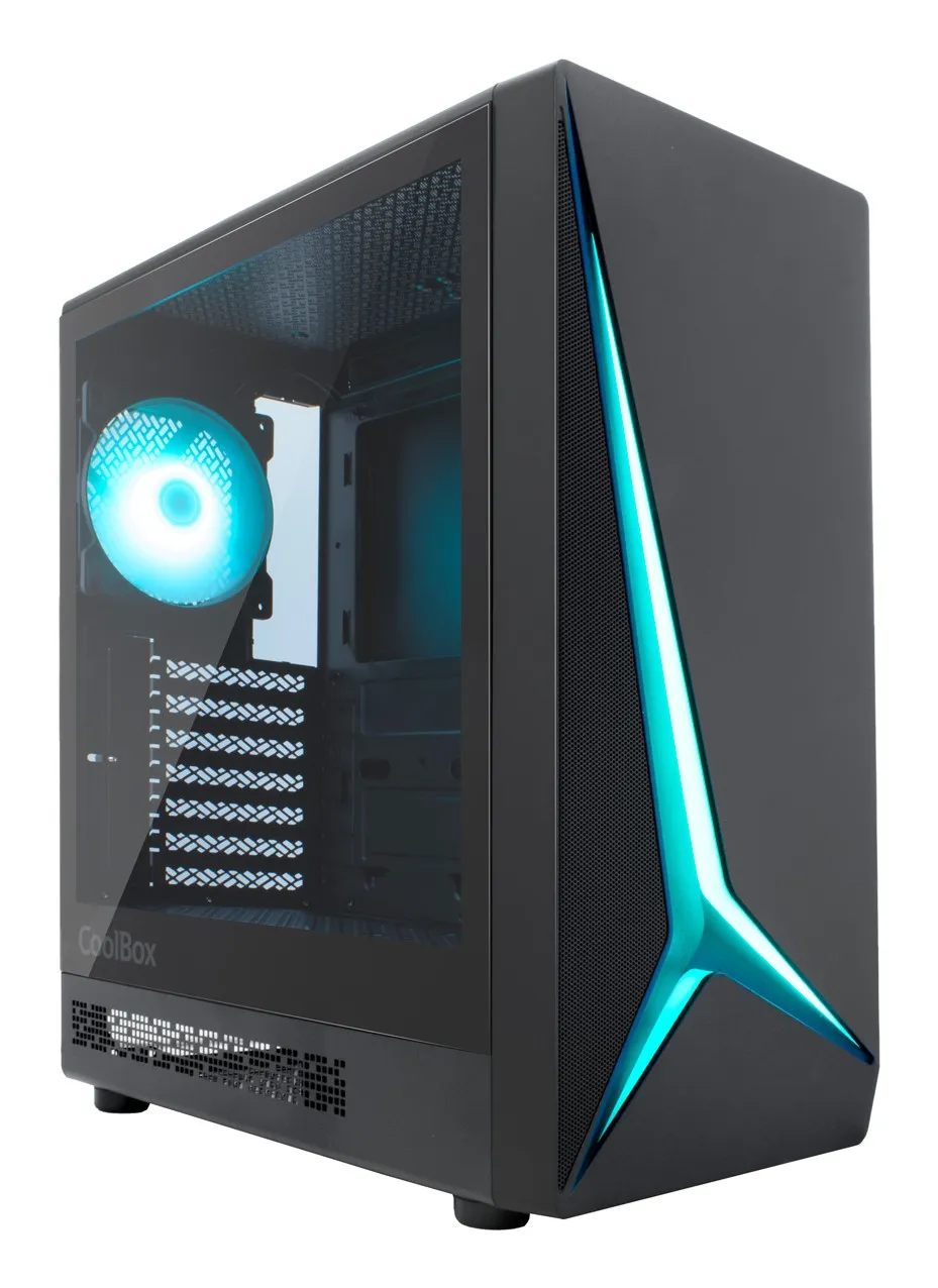 CoolBox PC Gaming GA450 Star Light Midi Tower Nero - immagine 1