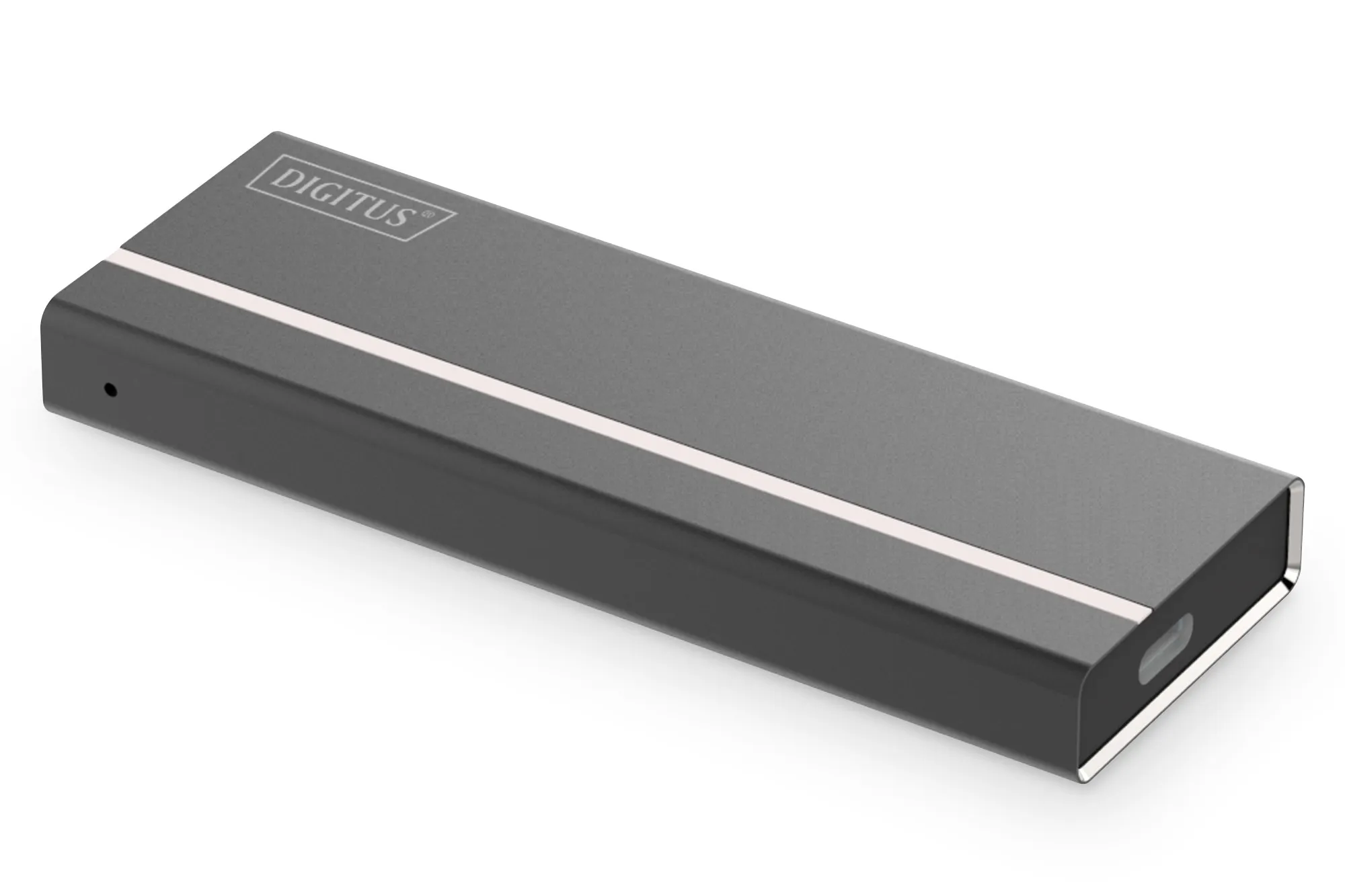 Alloggiamento Ssd Esterno Usb Type-C 3.1 M.2 (Nvme) Senza Attrezzi Alloggiamento In Alluminio Key M O Key B+M - immagine 1