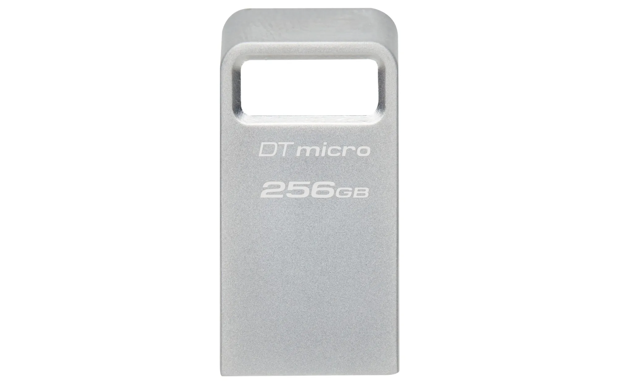 Kingston Technology DataTraveler Micro unità flash USB 256 GB USB tipo A 3.2 Gen 1 (3.1 Gen 1) Argento - immagine 1
