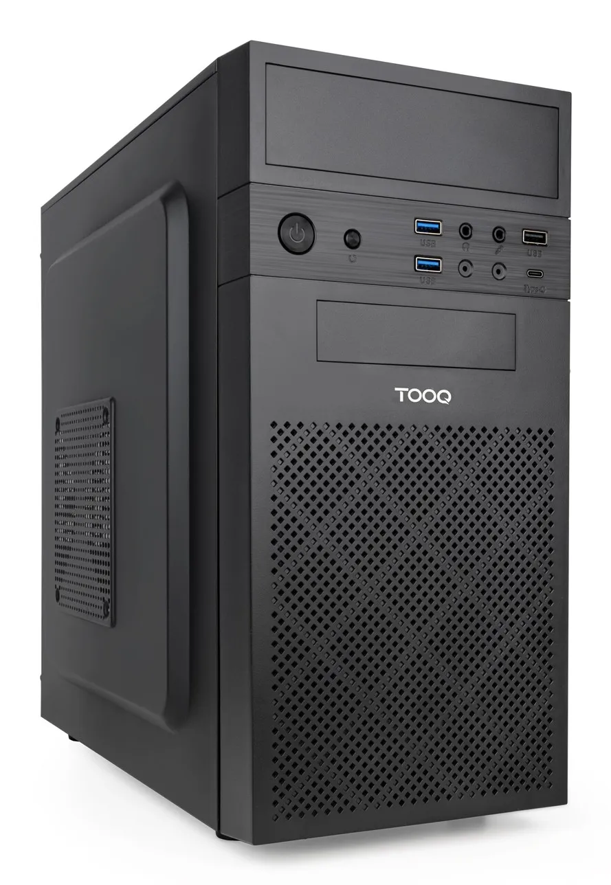 TooQ Isobox Ultra Mini Tower Nero 500 W - immagine 1