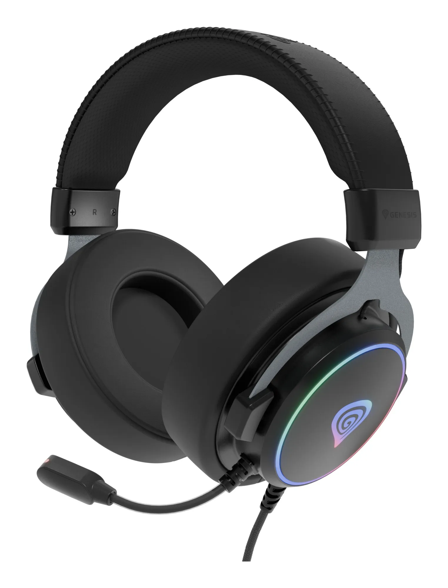 GENESIS Neon 764 Auricolare Cablato A Padiglione Gaming USB tipo A Nero - immagine 1