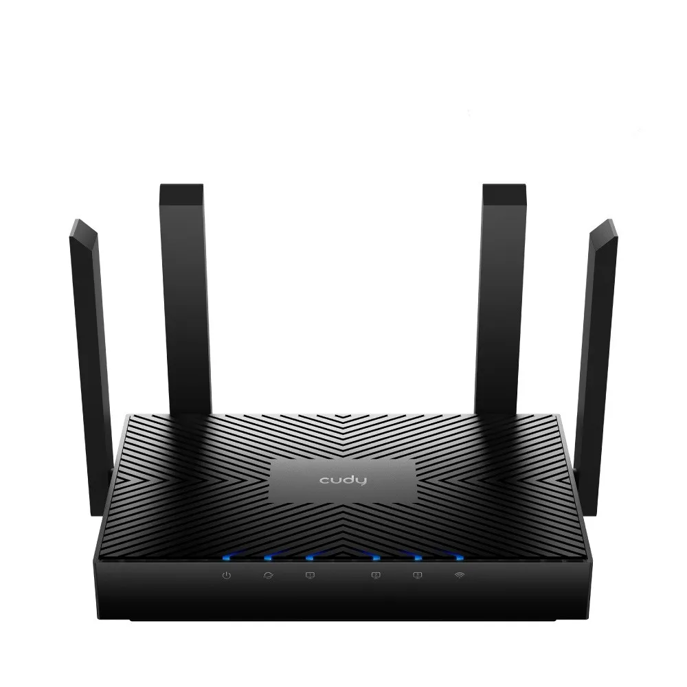 Cudy WR3000 router wireless Gigabit Ethernet Dual-band (2.4 GHz/5 GHz) Nero - immagine 1