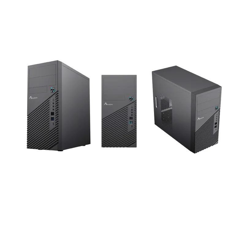 Case Mid-Tower No Psu Bk Atx/Microatx 2*Usb2 2*Usb2 1*Typec - immagine 1