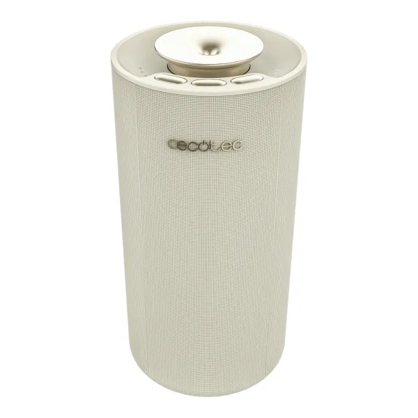 Diffusore di aromi Cecotec PureAroma 3000 con altoparlante Bluetooth capacità 10 ml non necessita di acqua luce LED timer colore beige. - immagine 1