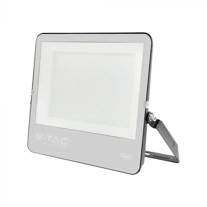 V-TAC Faro Slim LED SMD Chip CREE 150W 135LM/W Cavo 1m Nero 6500K IP65 - immagine 1