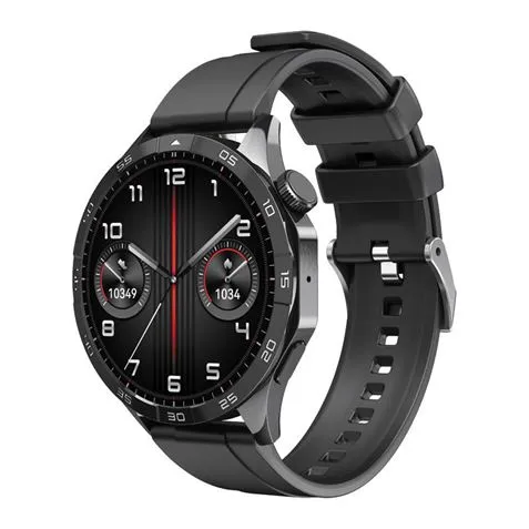 XO WATCH4 Smartwatch Schermo Rotondo 1.43 AMOLED - Chiamate BT - Multisport - IP68 - Nero - immagine 1