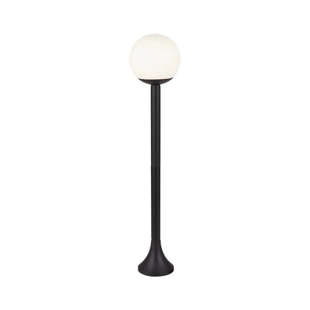 V-TAC Lampada LED da Terra a Lanterna con Portalampada E27 Colore Nero Opaco h:97cm IP44 - immagine 1