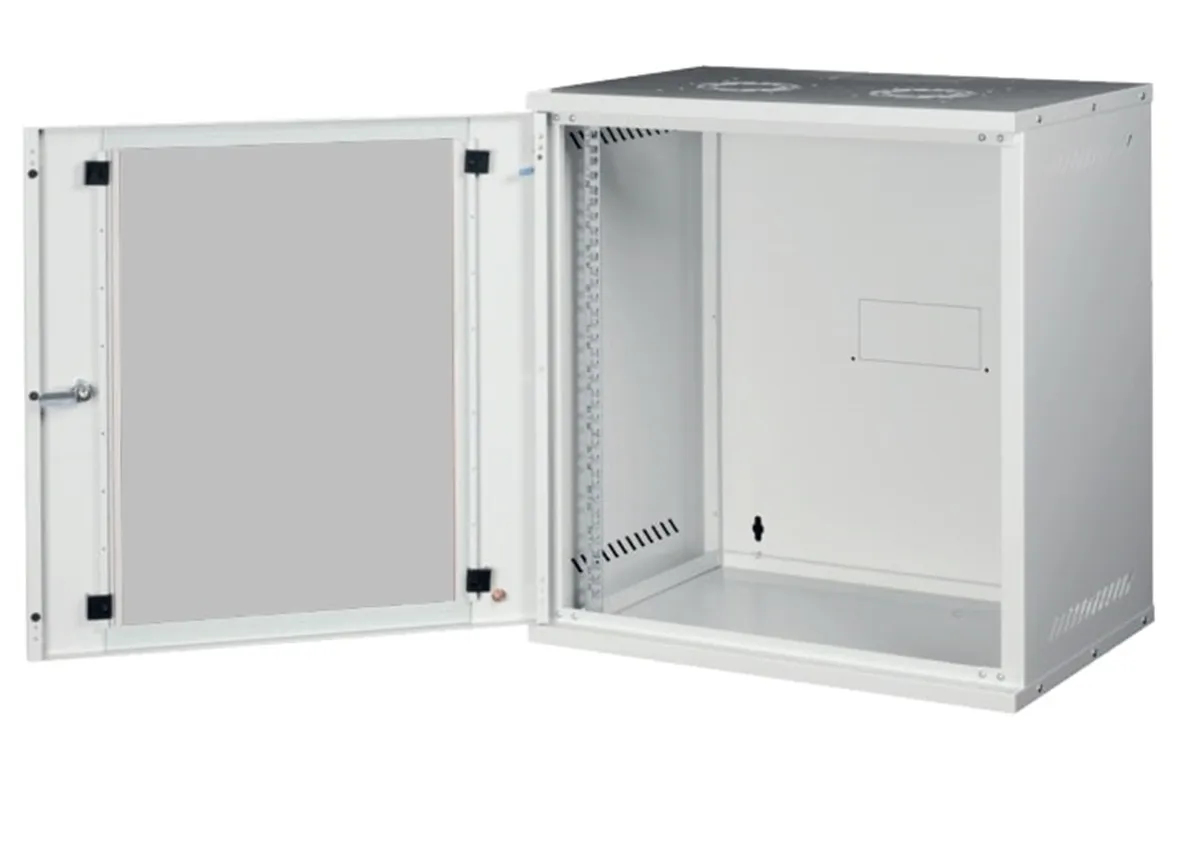 Armadio Rack 19 A Muro 7U 19 (L) 542 Mm (P) 400 Mm Colore Grigio Disassemblato - immagine 1