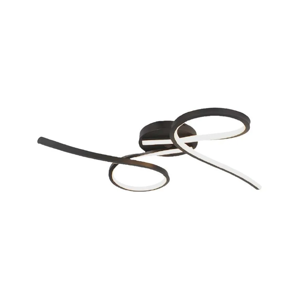 V-TAC Lampadario LED da Soffitto 24W dal Design Moderno Colore Nero 3000K - immagine 1