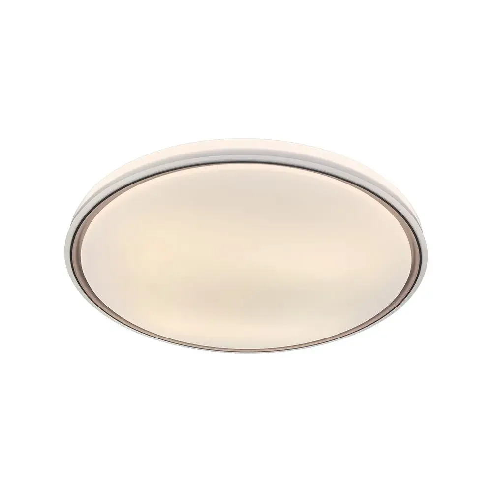 V-TAC Lampadario LED 60W Rotondo a Plafone con Telecomando CCT Marrone Dimmerabile - immagine 1