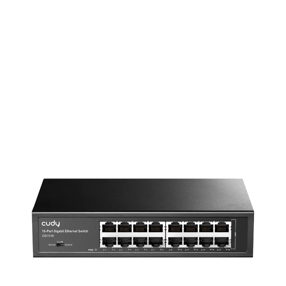 Cudy GS1016 switch di rete Gigabit Ethernet (10/100/1000) Nero - immagine 1