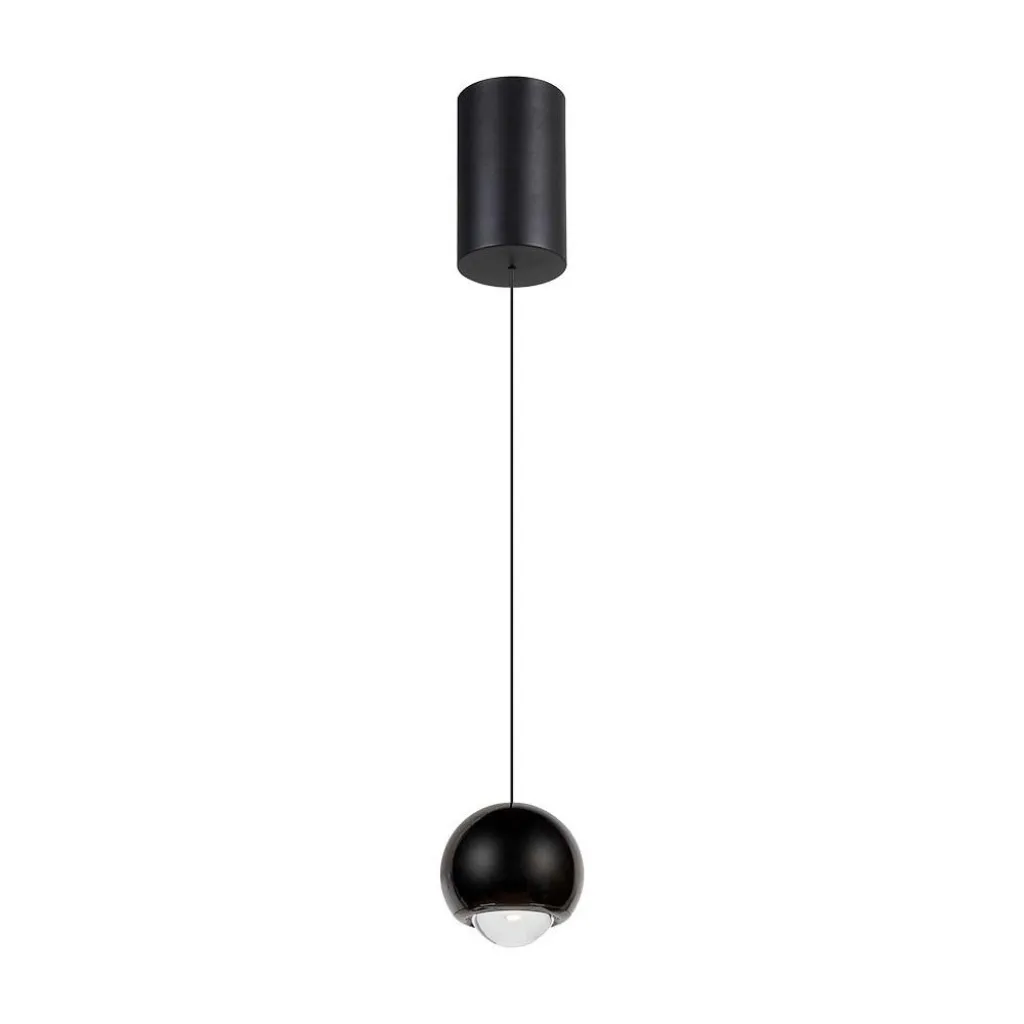 V-TAC Lampadario LED a Sospensione 5W a Forma di Campana Colore Nero Altezza regolabile 3000K - immagine 1