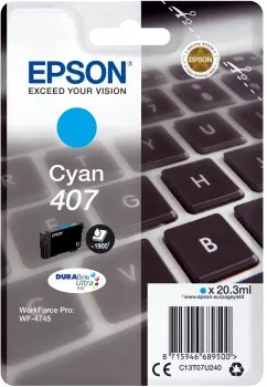 Epson Cart. Ink Ciano Per Wf-4545 407 L - immagine 1