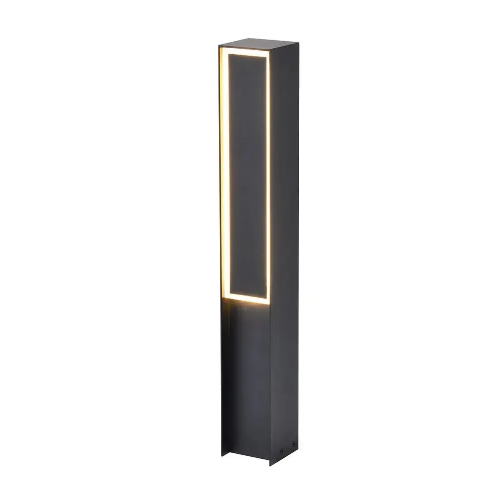 V-TAC Paletto LED da Giardino 8W Quadrato 500mm Grigio 3000K IP54 - immagine 1