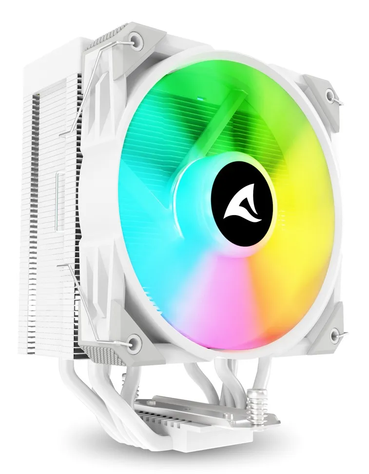 Sharkoon Dissipatore Ad Aria 1X 120Mm Argb Pwm Fan 5X Copper Pipes Direct Touch Tdp 230W Effetto - immagine 1
