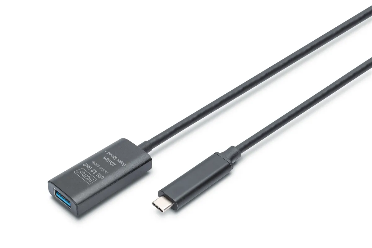 Cavo Di Prolunga Attivo Usb 3.2 Gen2 10G Usb-C - Usb-A 5 Mt - immagine 1