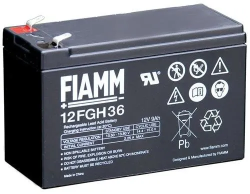 Batteria Fiamm 12V 9 Ah High Rate - immagine 1