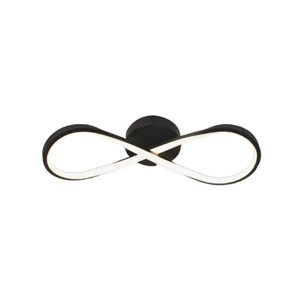 V-TAC Lampadario LED da Soffitto 24W dal Design Moderno Colore Nero 3000K - immagine 1
