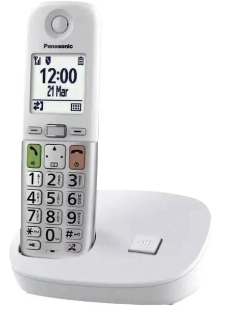 Telefono Cordless Pan Tgu410 White Lcd 2.1/Blocco Ch/Comp.App.Acust - immagine 1