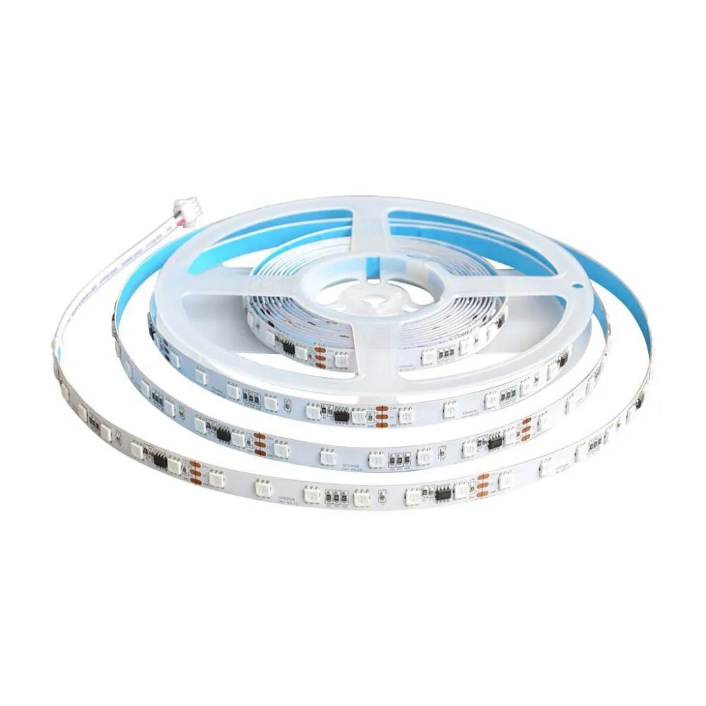 V-TAC Kit per Strip LED Magic SMD5050 13W/m 60 LED/m RGB 5m Compatibile con Magic Home Pro con Telecomando e Alimentatore - immagine 1