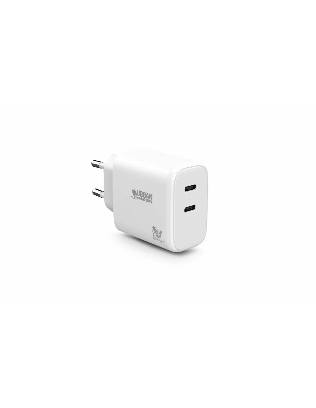 Urban Factory PGC65UF Caricabatterie per dispositivi mobili Smartphone Bianco AC Interno - immagine 1