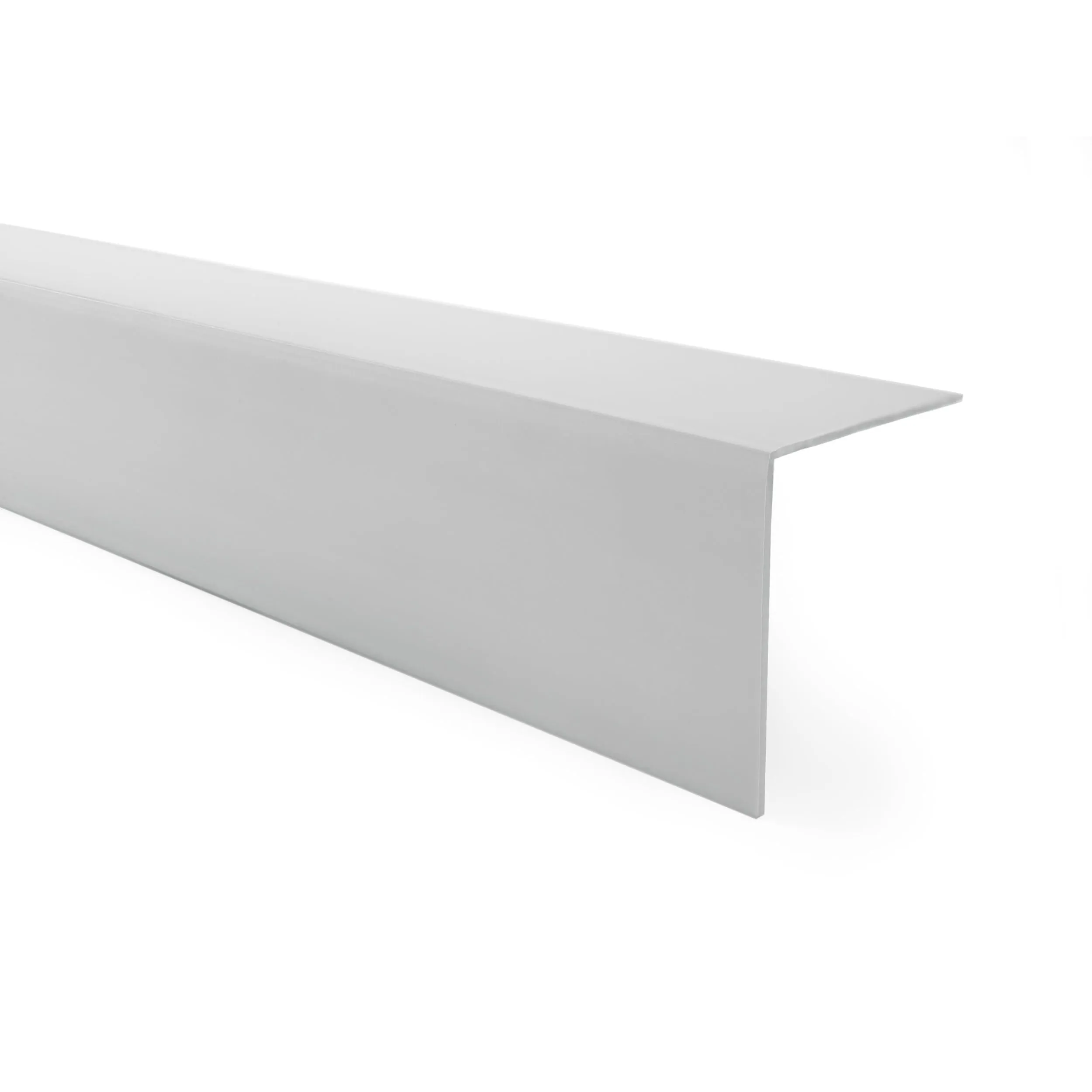 Quest Profilo Angolare PVC Rigido 20x20 mm - Grigio, 200 cm - immagine 1