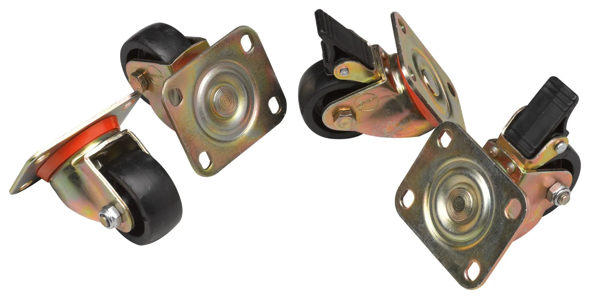 Set 4 Ruote Per Armadi Rack Link Serie Eavi - immagine 1