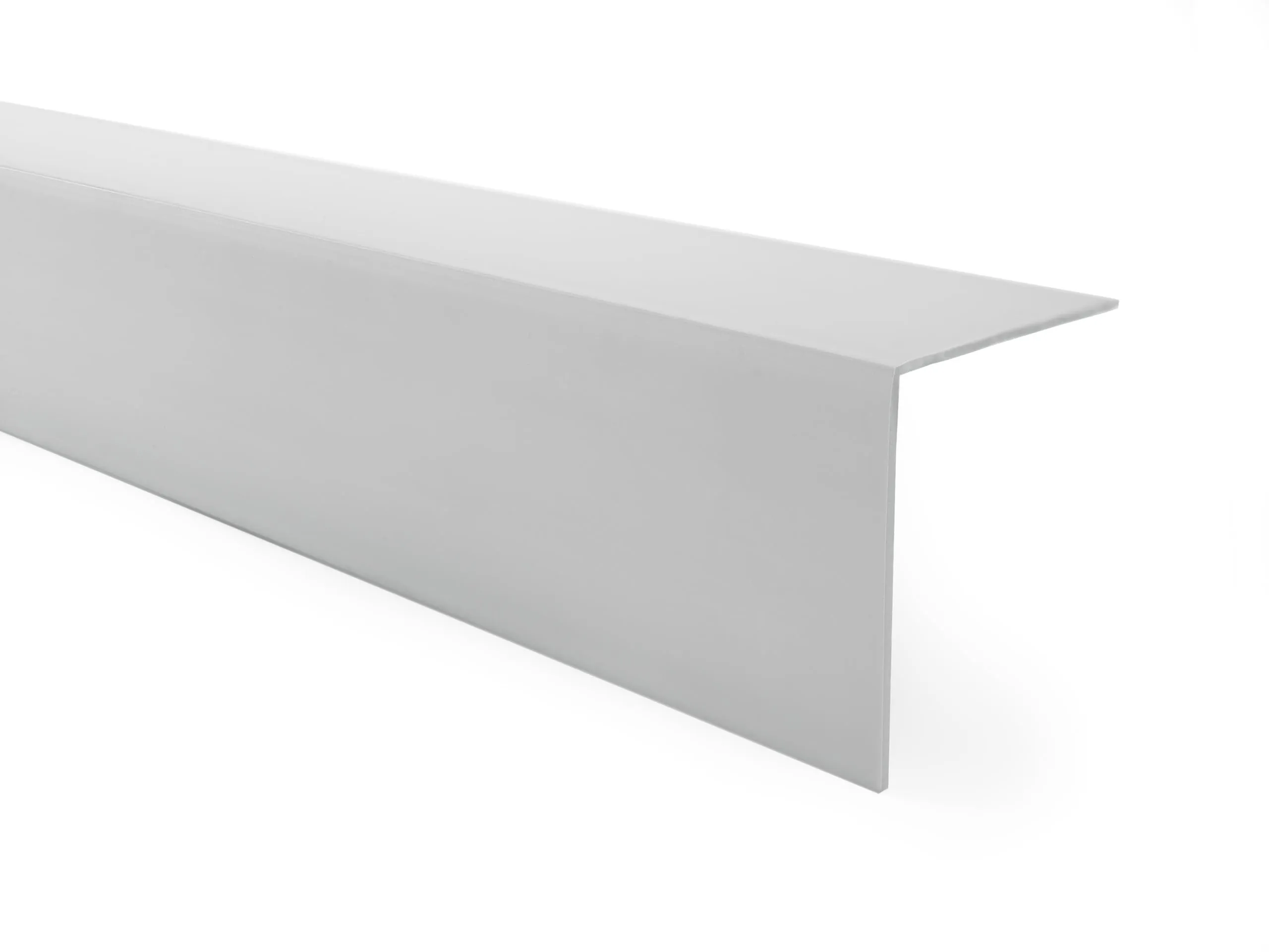 Quest Profilo Angolare PVC 20x10 mm Senza Forare - Grigio, 100 cm - immagine 1