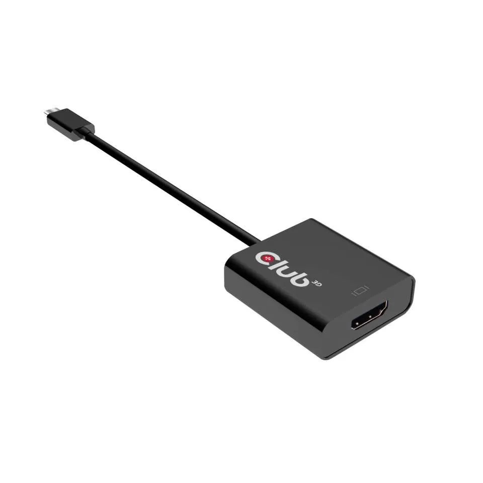 Club3D Adattatore Usb Type C 3.1 Gen 1 To Hdmi 2.0 4K60Hz Hdr Active - immagine 1