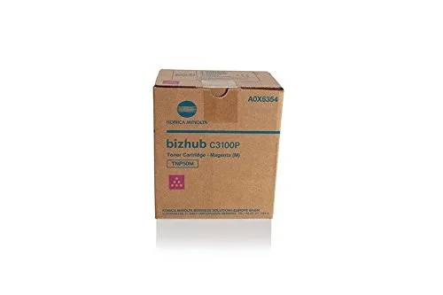 ORIGINALE Konica Minolta toner magenta A0X5354 TNP50M 5000 pagine - immagine 1