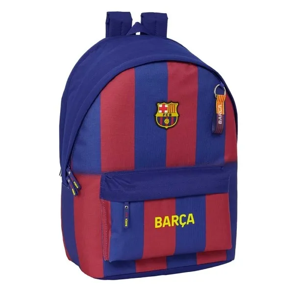 Zaino antifurto Safta FC Barcelona per laptop fino a 156 - Tasca per tablet fino a 11 - Porta USB integrata - Doppia cerniera - 31x44x18 cm - Rosso e blu - immagine 1