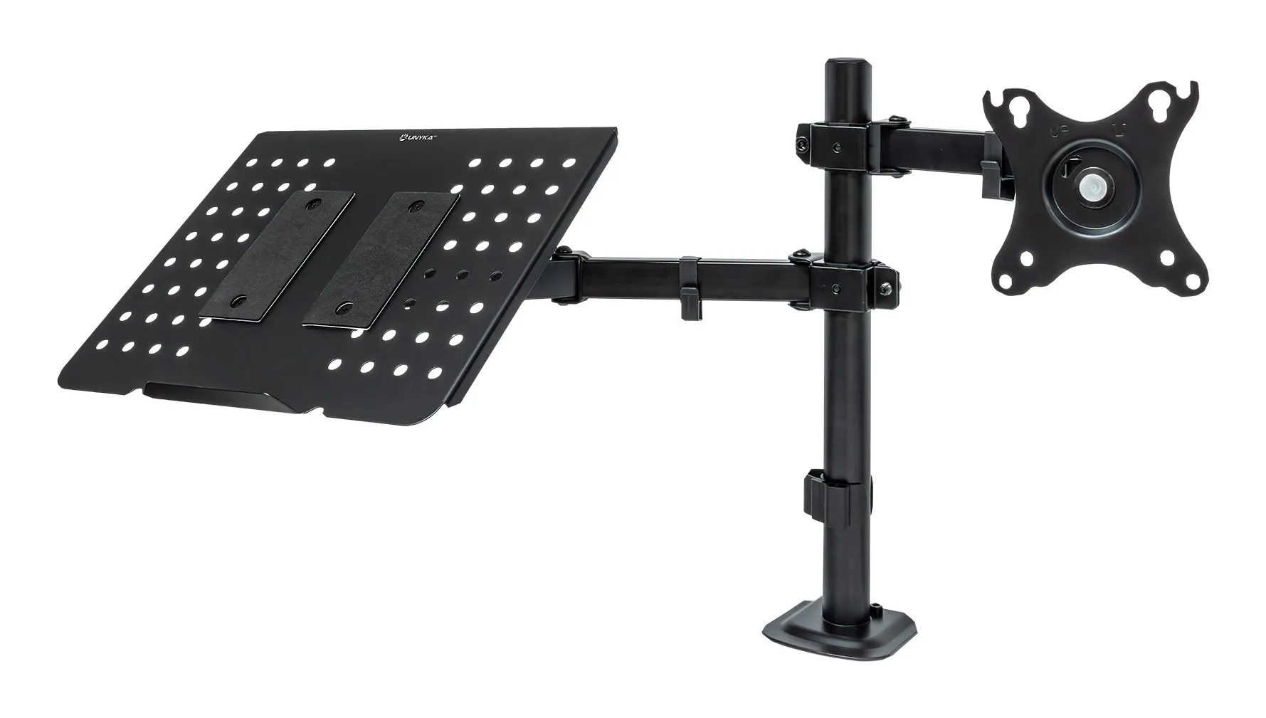 UNYKAch UK710202 supporto per laptop Braccio per computer portatile e monitor Nero 396 cm (15.6) - immagine 1