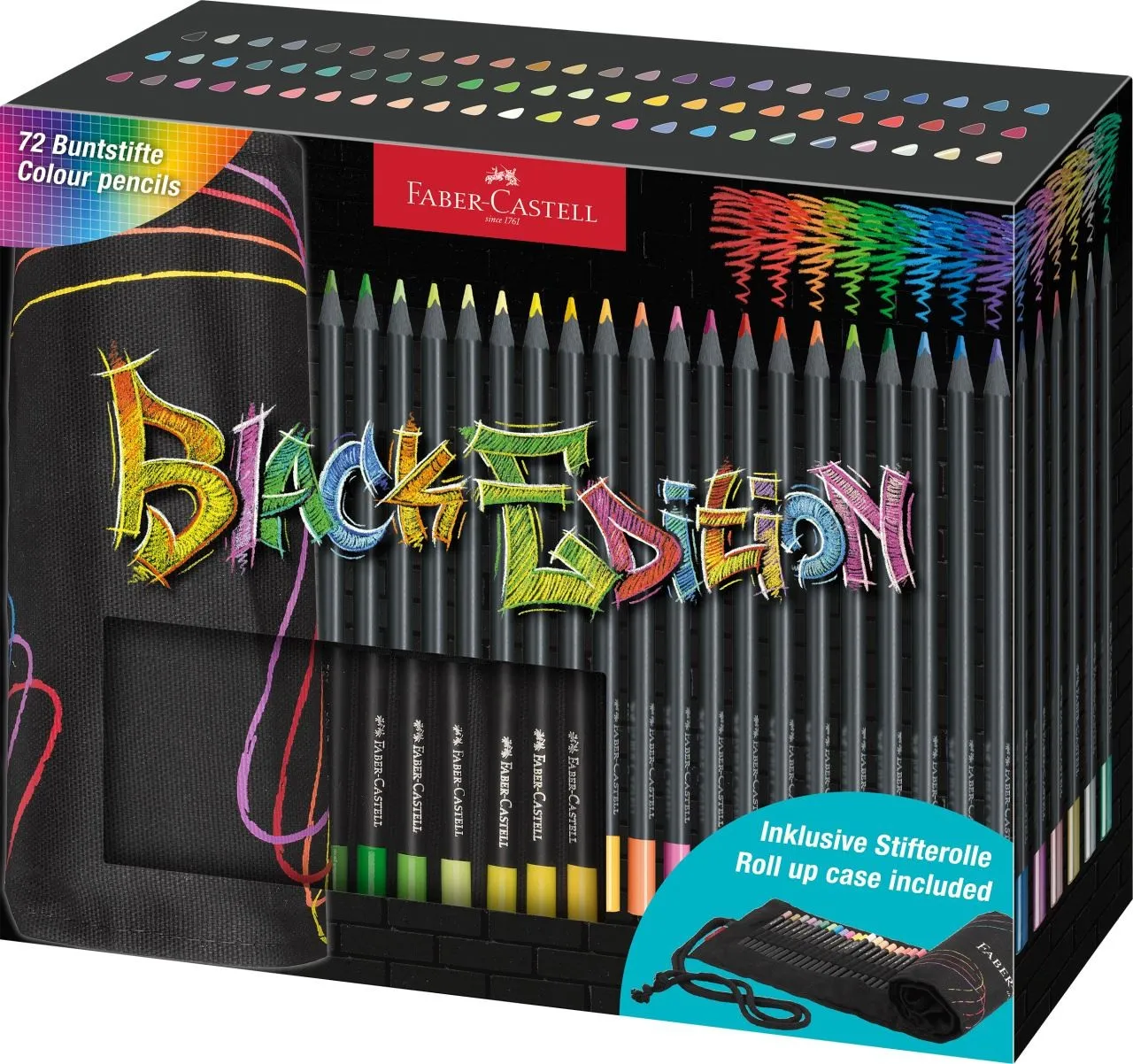 Faber-Castell 116418 pastello colorato Multicolore 72 pz - immagine 1