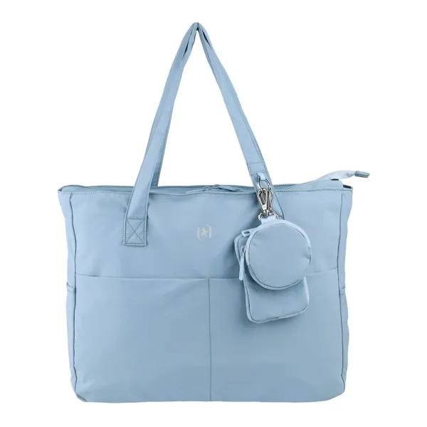 Borsa tote Oxford Endless da 14 litri - Ampio scomparto - 9 tasche - Include beauty case interno portamonete e porta carte - Blu - immagine 1
