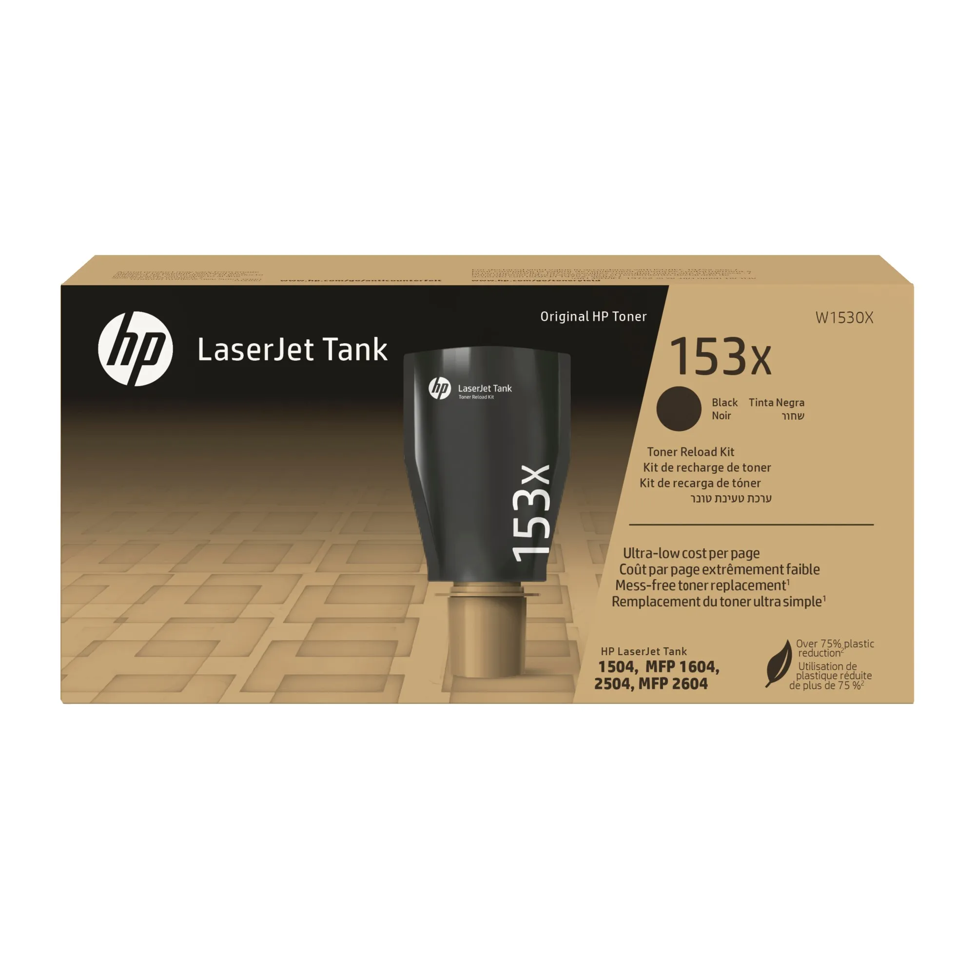 HP Kit ricarica toner nero originale LaserJet Tank 153X - immagine 1