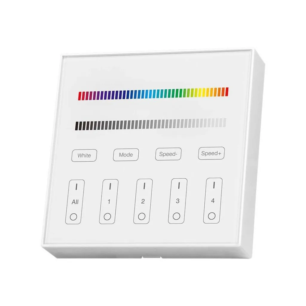 V-TAC Controller da Muro Wifi per Strip LED RGB+W 4 Zone - immagine 1